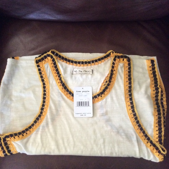 Free people boho/hippie tank top - Picture 1 of 6